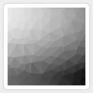 Grey Gradient Geometric Mesh Pattern Sticker